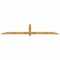 Ekena Millwork Eugene Rough Sawn Timber Gable Bracket, Western Red Cedar, 108"W x 18"H x 2"D x 4"F, 4/12 Pitch GBW108X18X0204EUG00RWR - alternate 1